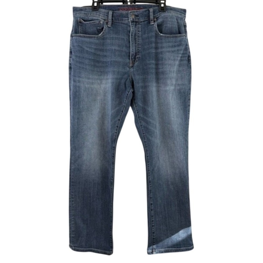 Lucky Brand Mens Straight Leg Blue Jeans Medium Wash 36x32 Denim Pants
